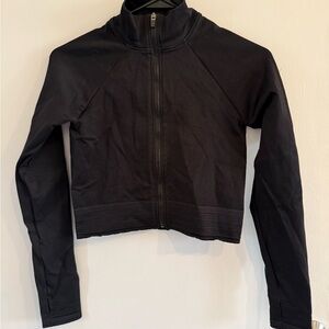 Fabletics cropped zip up size small